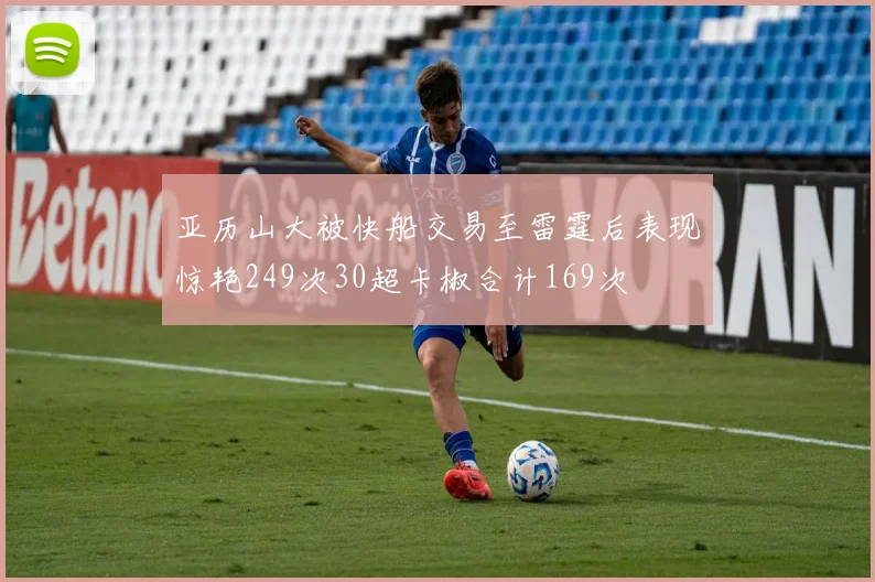 亚历山大被快船交易至雷霆后表现惊艳249次30超卡椒合计169次